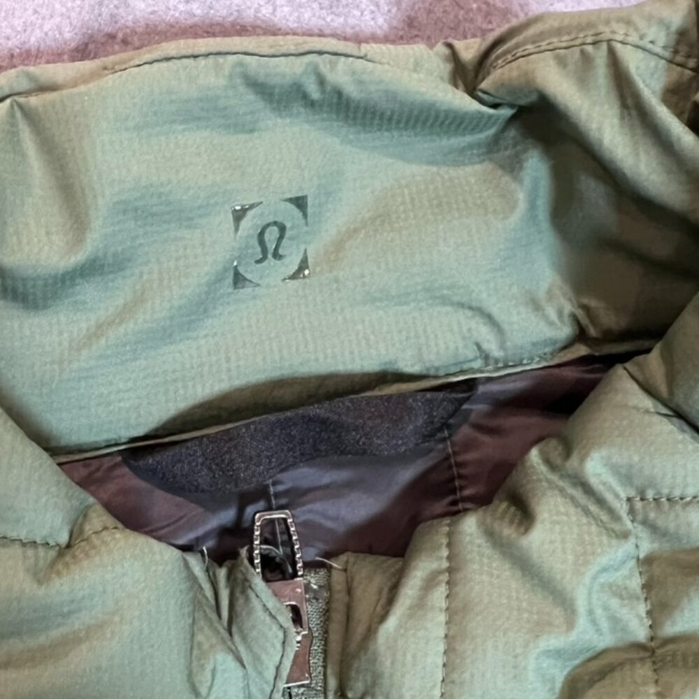 Lululemon Sky Loft Jacket Algae Green XXL Packable Primaloft - Picture 7 of 8